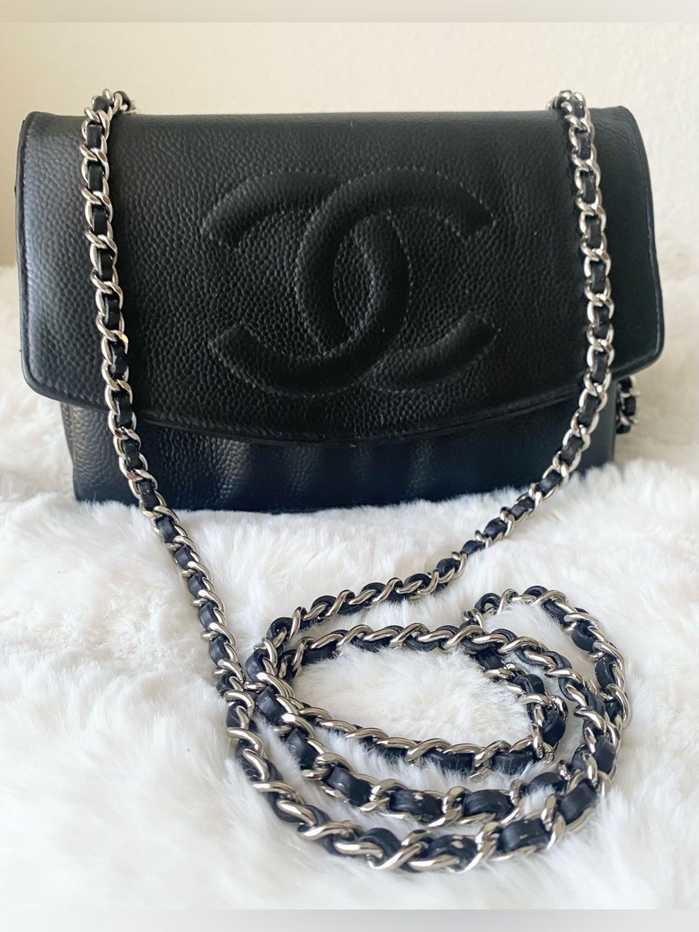 ❤️ CHANEL Caviar Timeless CC Wallet on Chain - Picture 10 of 17